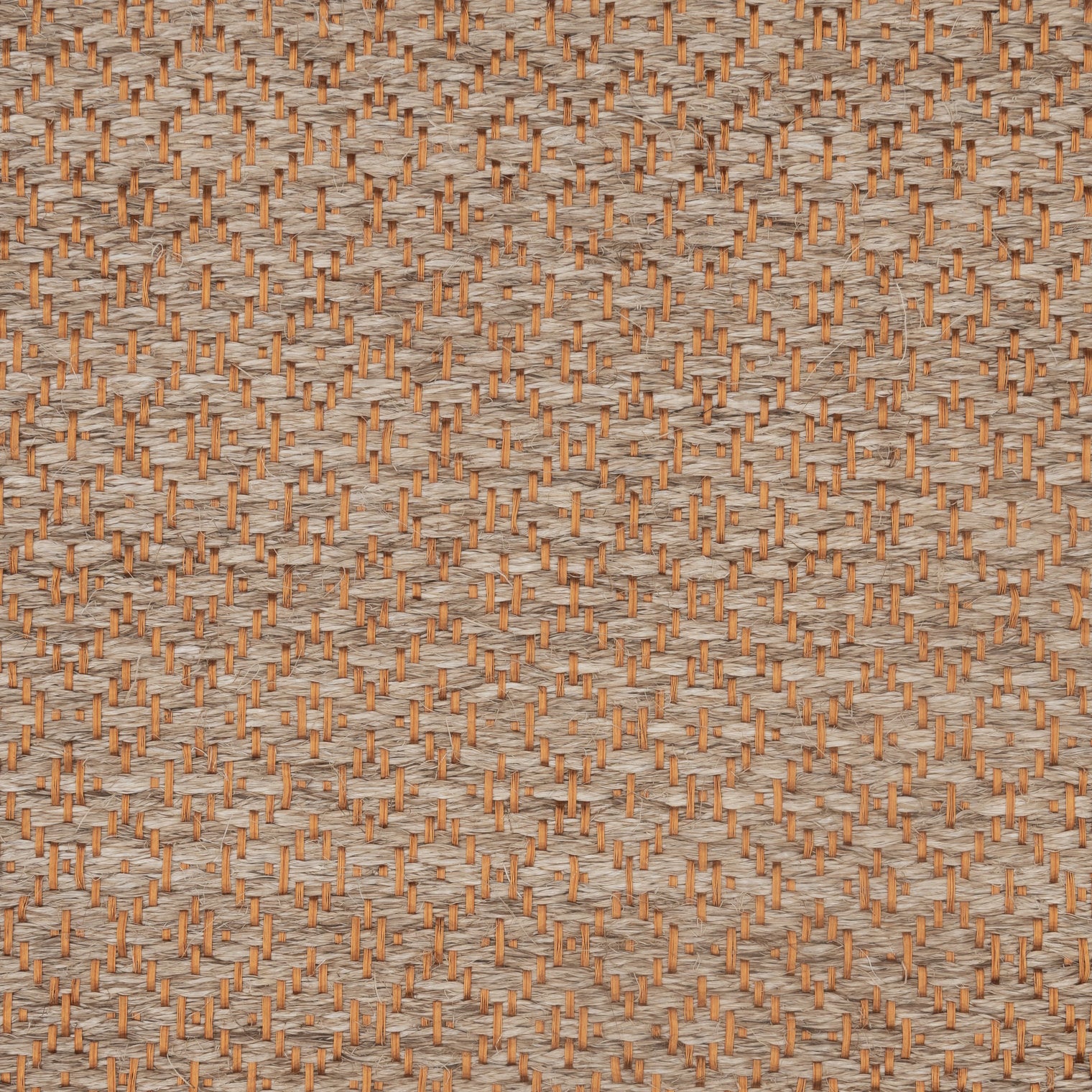 SUSU WEAVE RUG IN COPPER WITH NATURAL FIQUE FIBER