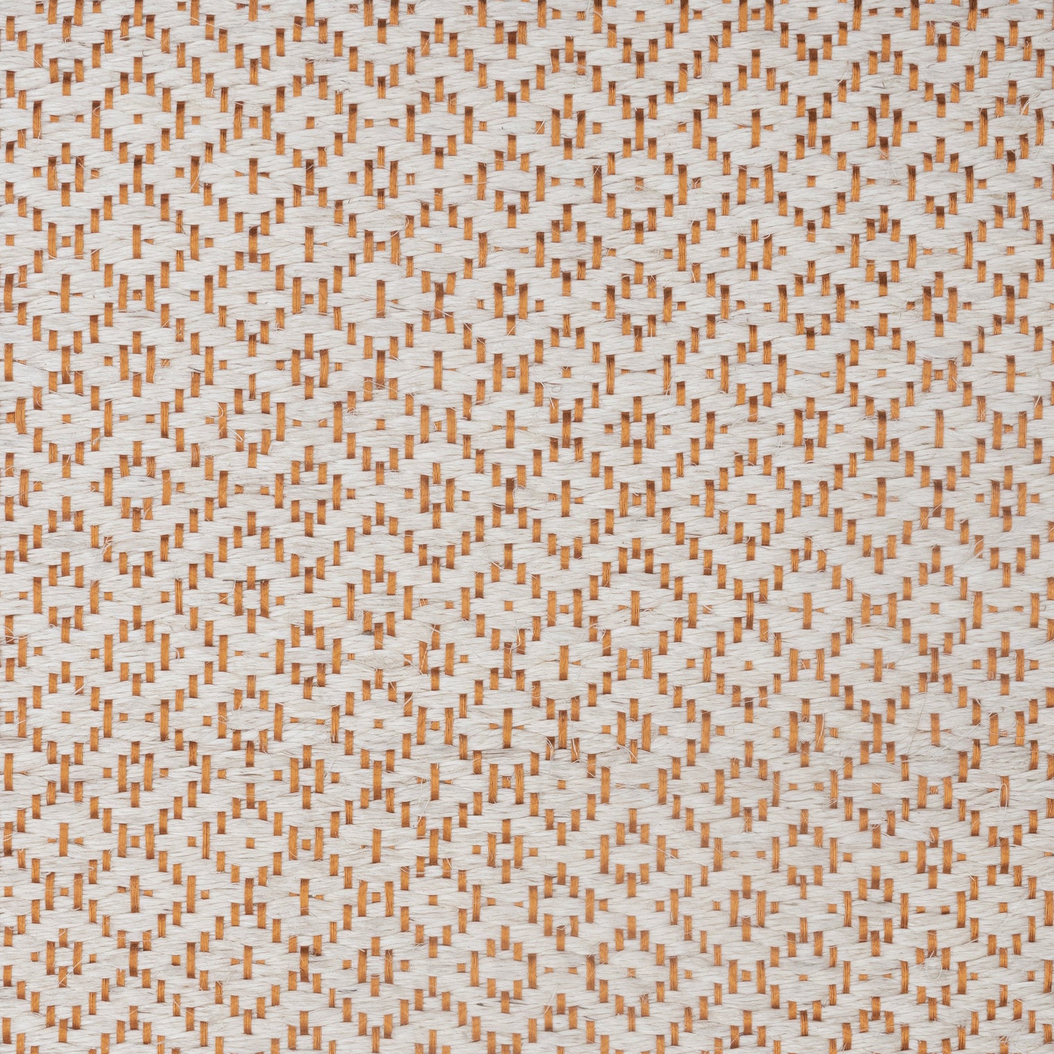 SUSU WEAVE RUG IN COPPER WITH WHITE FIQUE FIBER