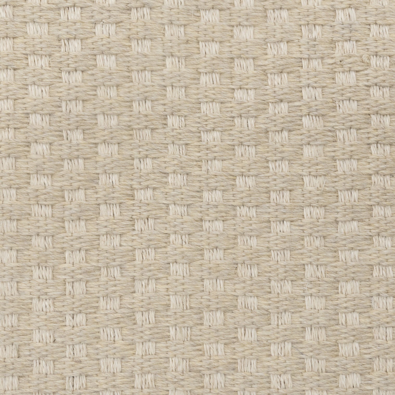 KANASPI WEAVE RUG IN WHITE FIQUE FIBER WITH NATURAL ALPACA