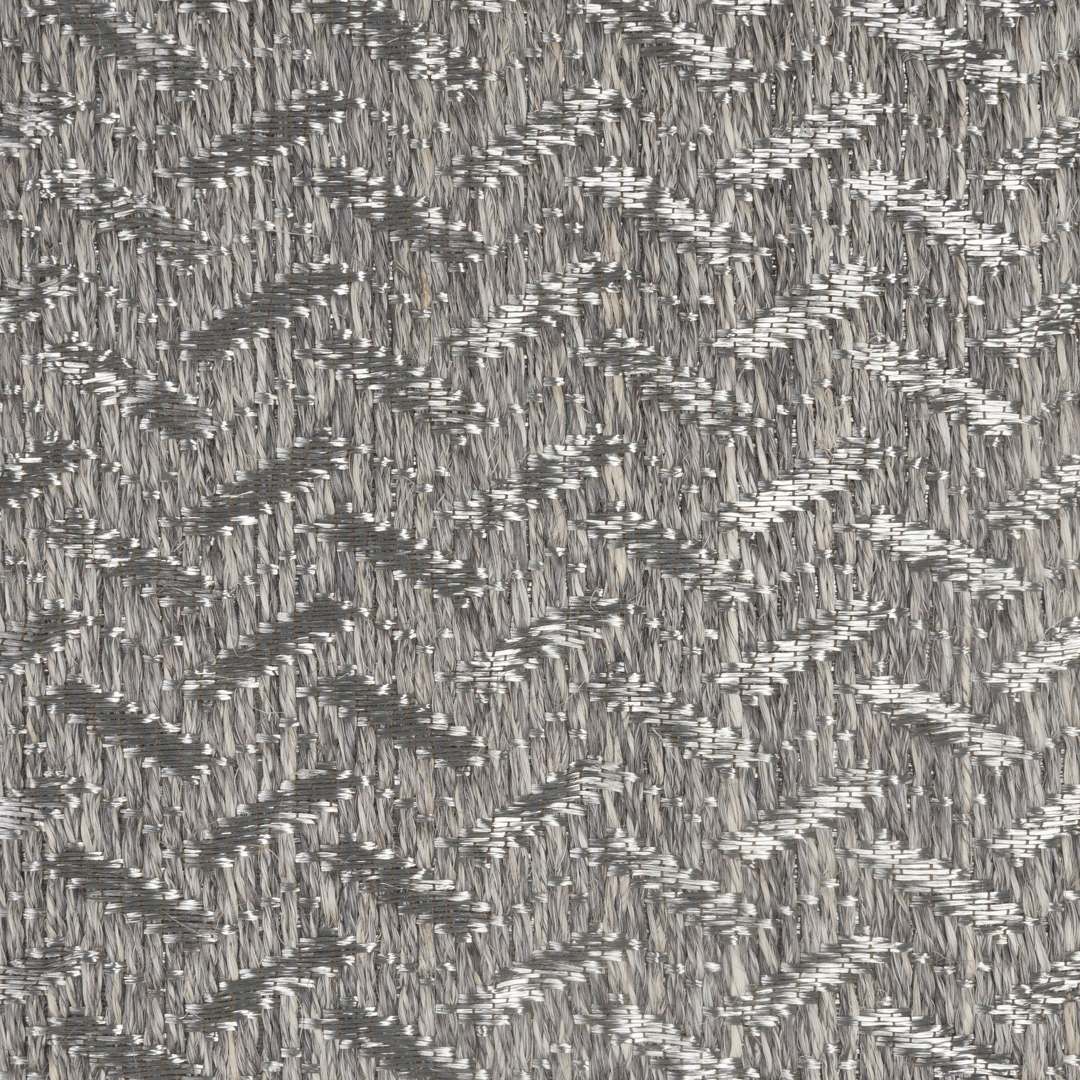 OTOÑO WEAVE RUG IN WHITE-GRAY FIQUE FIBER WITH STAINLESS STEEL