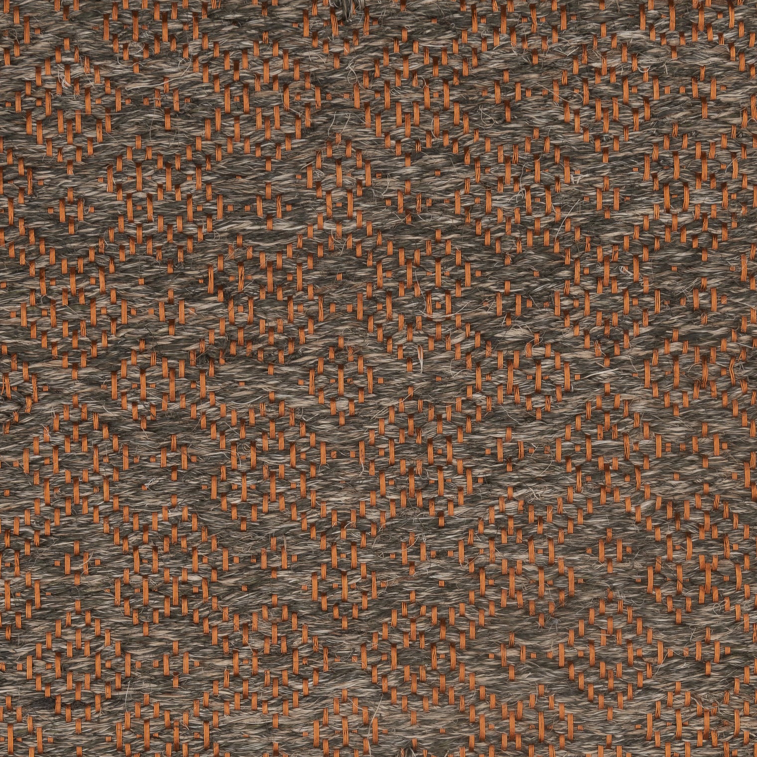 CASABLANCA WEAVE RUG IN COPPER WITH AMAZON GREEN FIQUE FIBER