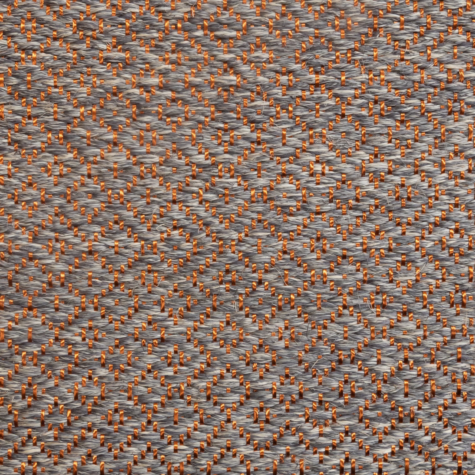 SUSU WEAVE RUG IN COPPER AND WHITE-GRAY FIQUE FIBER