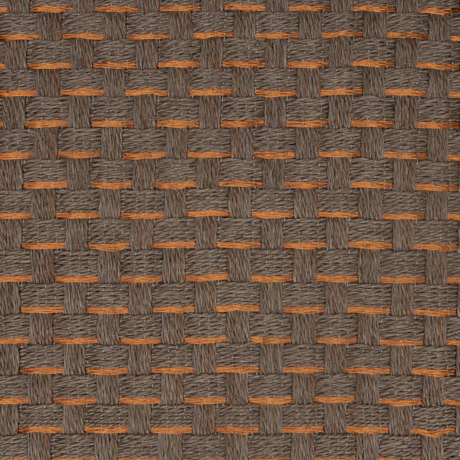 KANASPI WEAVE RUG IN COFFEE FIQUE FIBER WITH COPPER