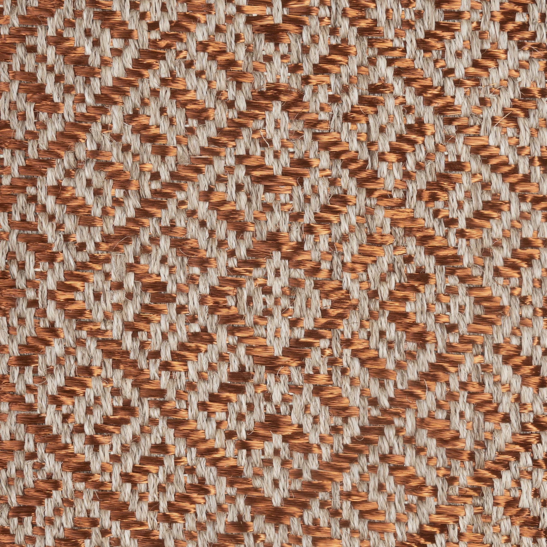 DAÚ WEAVE RUG IN NATURAL FIQUE FIBER AND COPPER