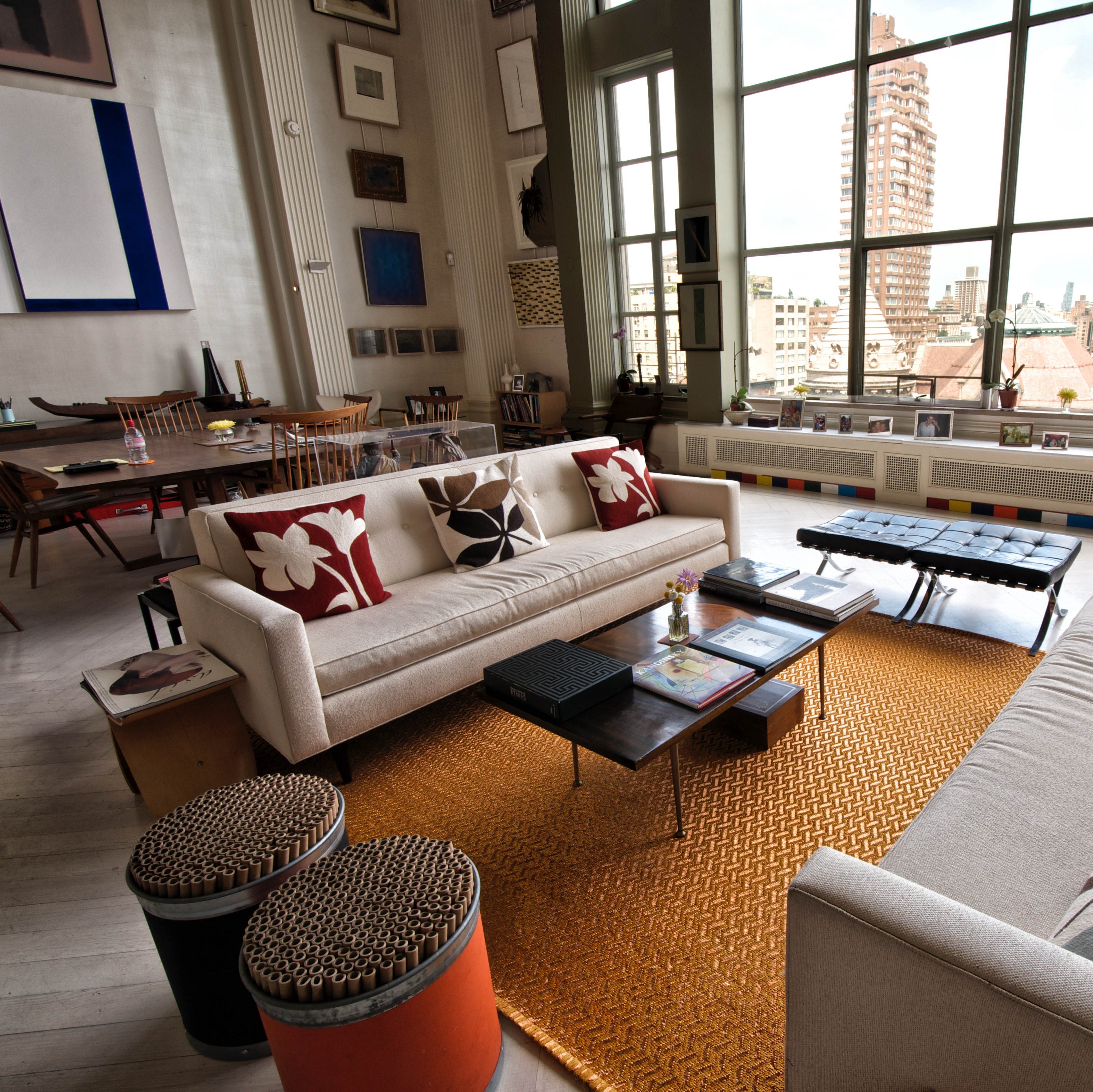 OTOÑO WEAVE RUG IN SUNSET YELLOW FIQUE FIBER WITH COPPER