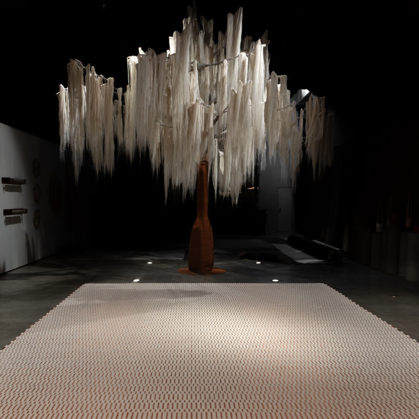 AXXIS WEAVE RUG IN COPPER AND BOUCLÉ ALPACA