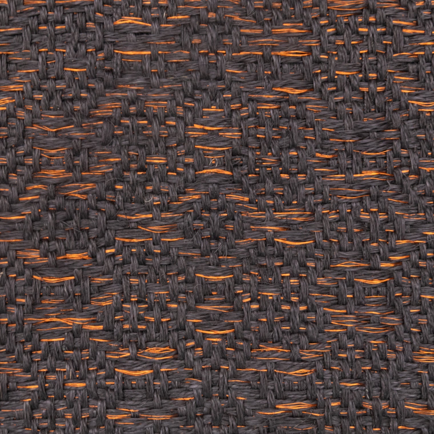 CASABLANCA WEAVE RUG IN BLACK FIQUE FIBER AND COPPER