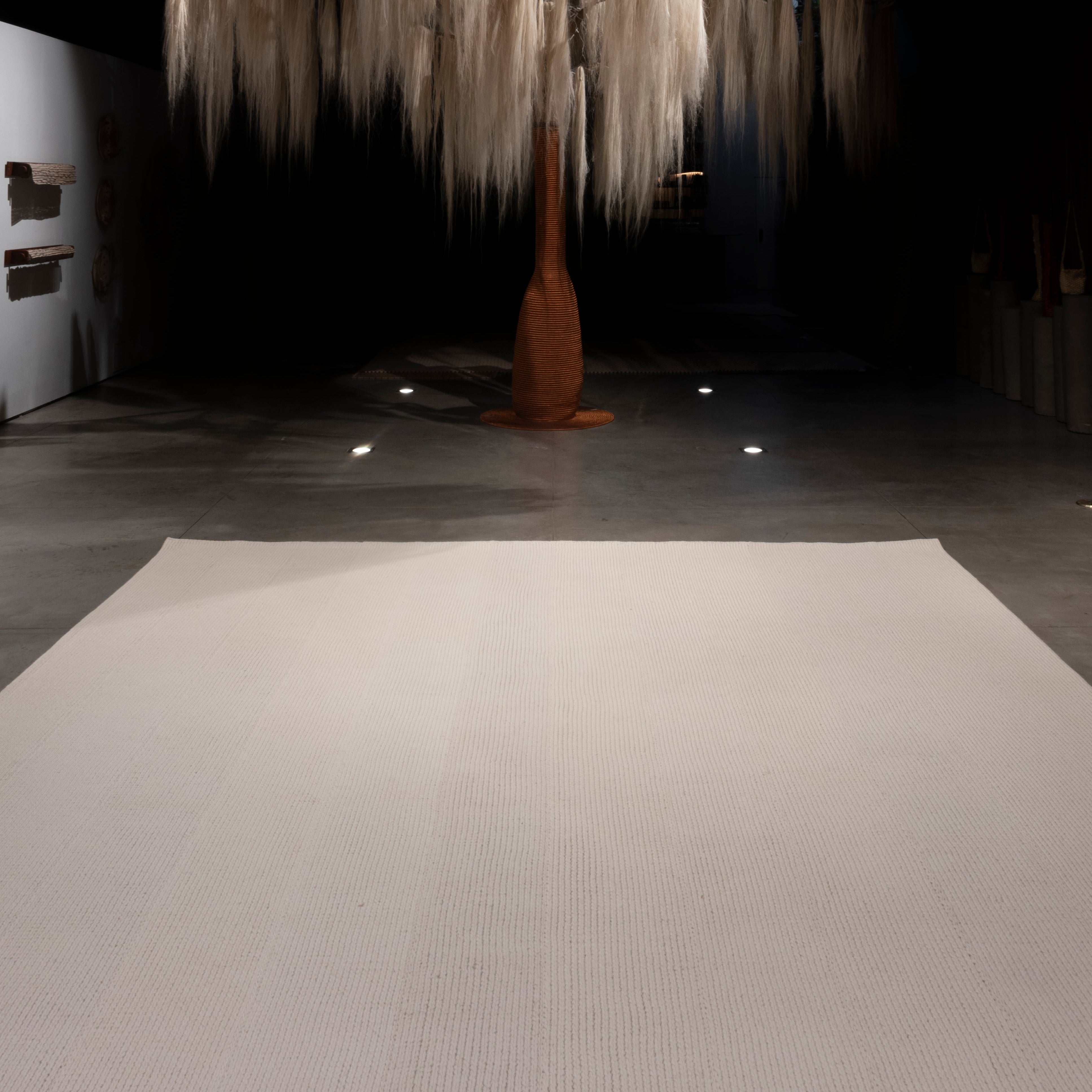 LUMA WEAVE RUG IN WHITE ALPACA