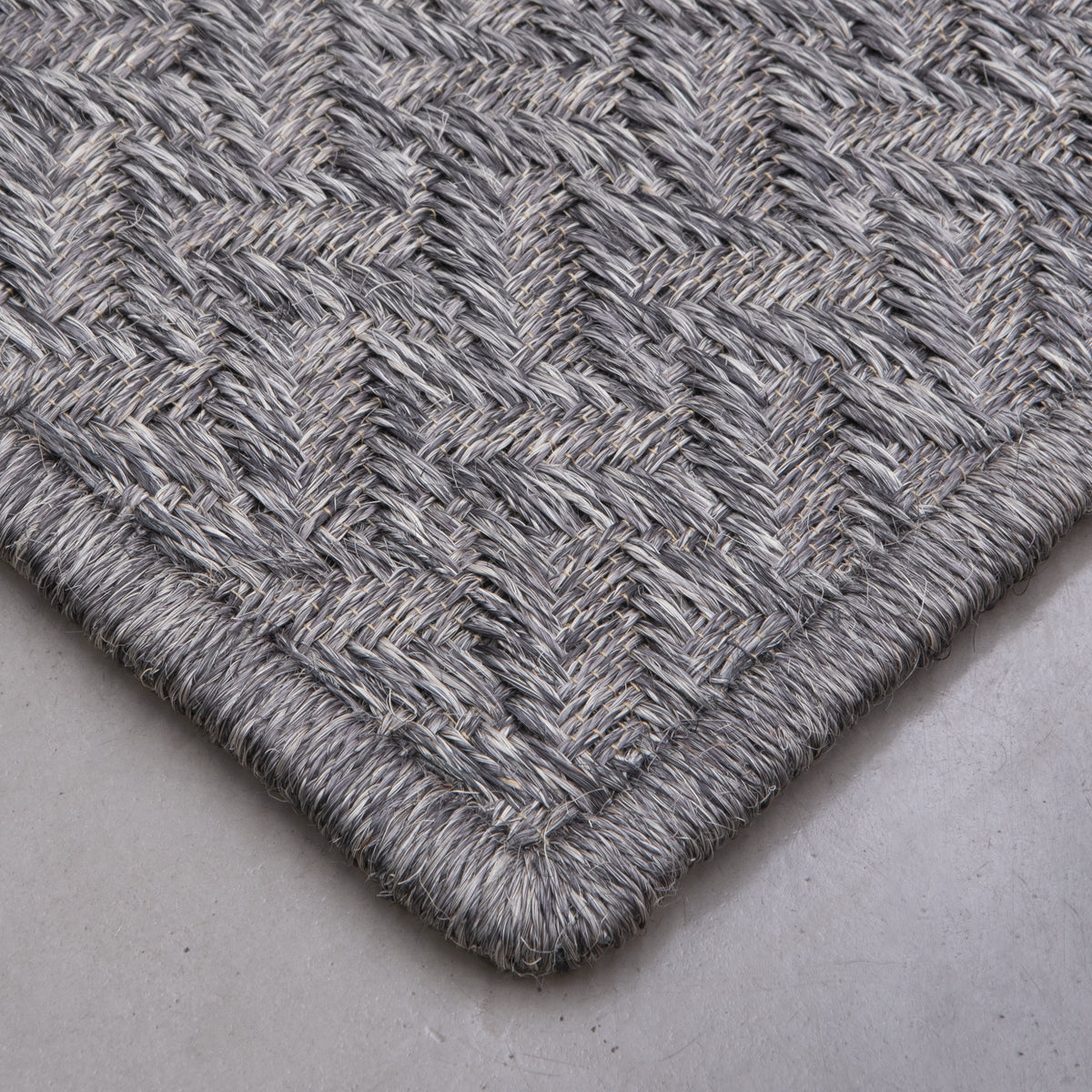 OTOÑO WEAVE RUG WHITE-GRAY FIQUE FIBER